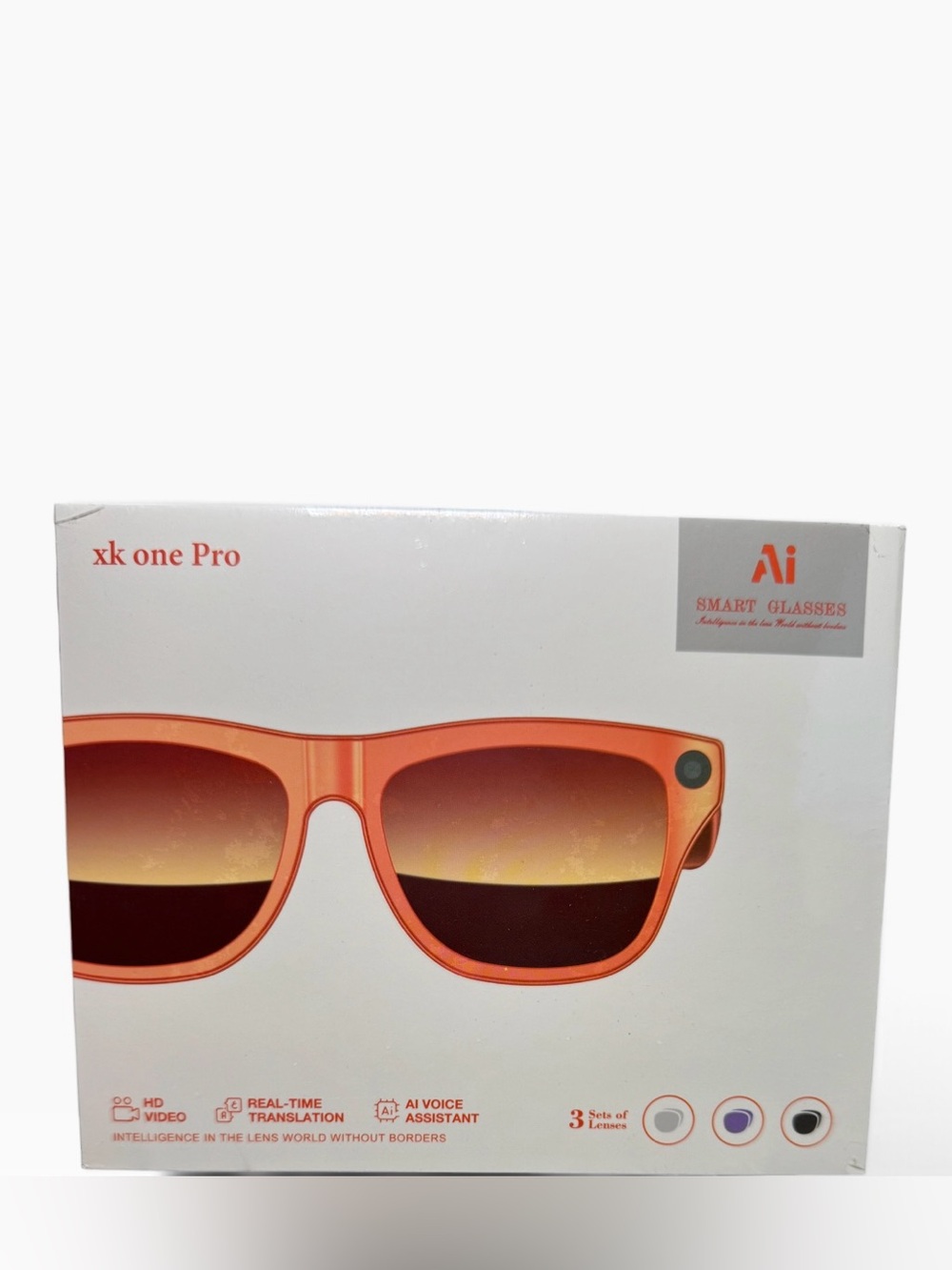 AI Smart Glasses w/ HD Video